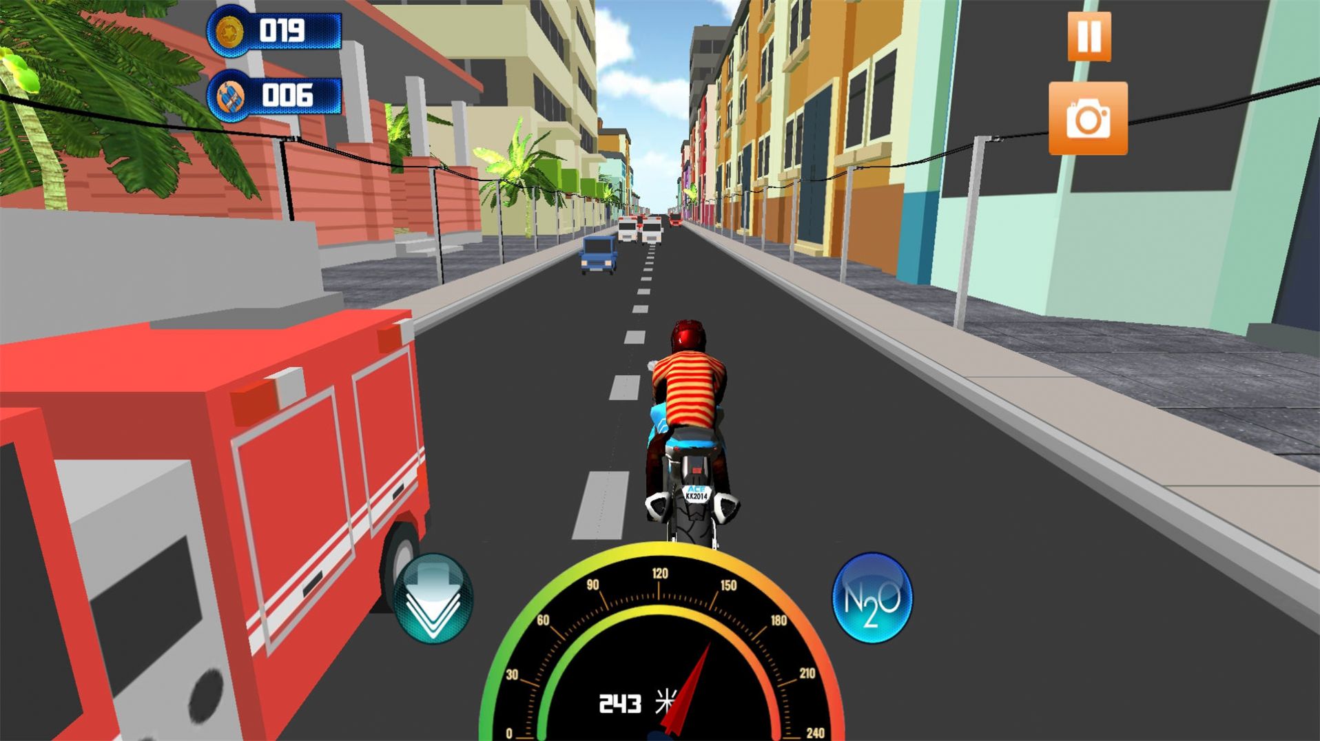 真实公路摩托车3D游戏图1
