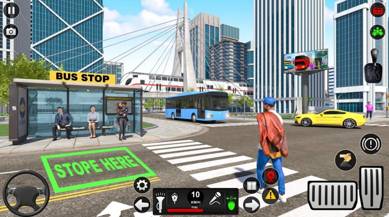 长途汽车巴士驾驶游戏安卓官方版(City Bus Transport Simulator)图片1