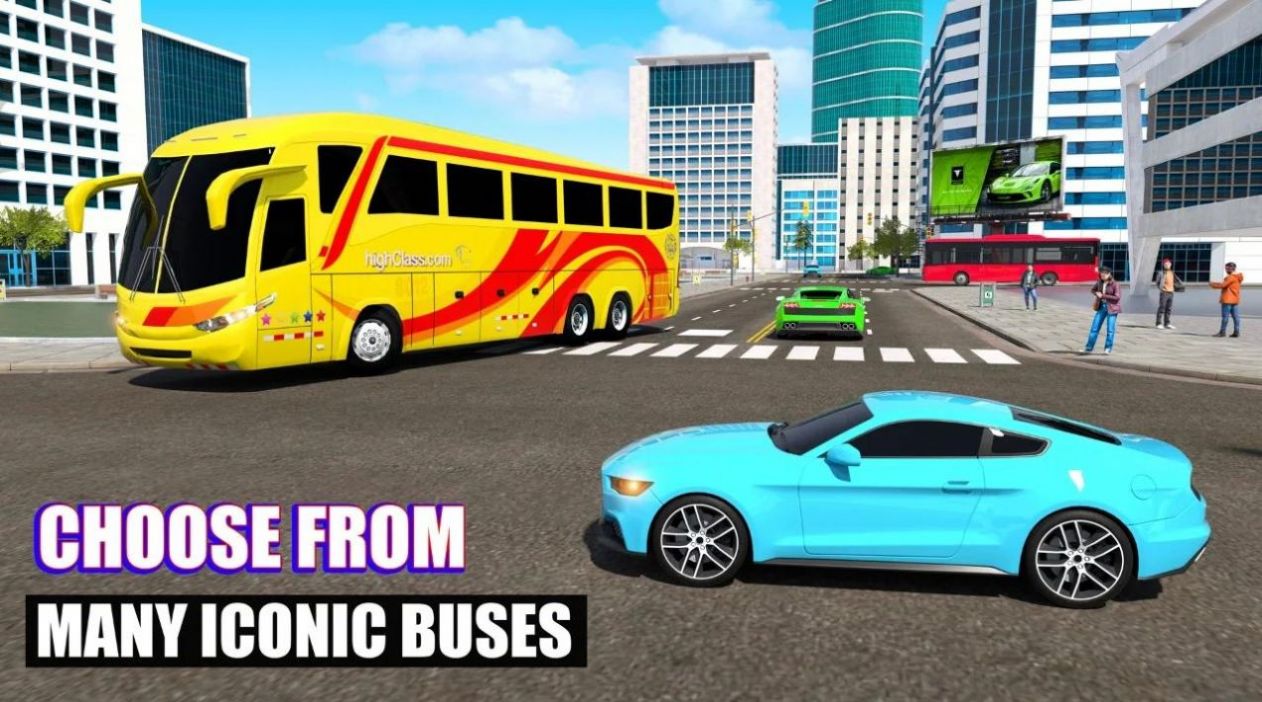 城市公共汽车交通模拟器游戏图3