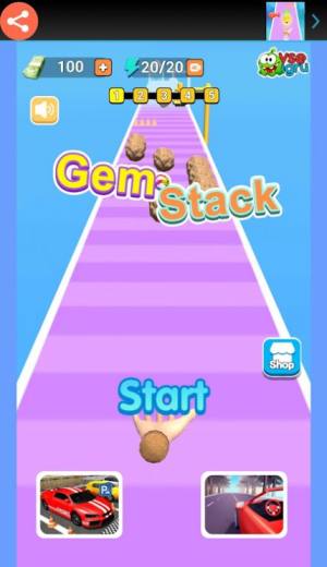 珠宝堆叠跑游戏手机版图片1