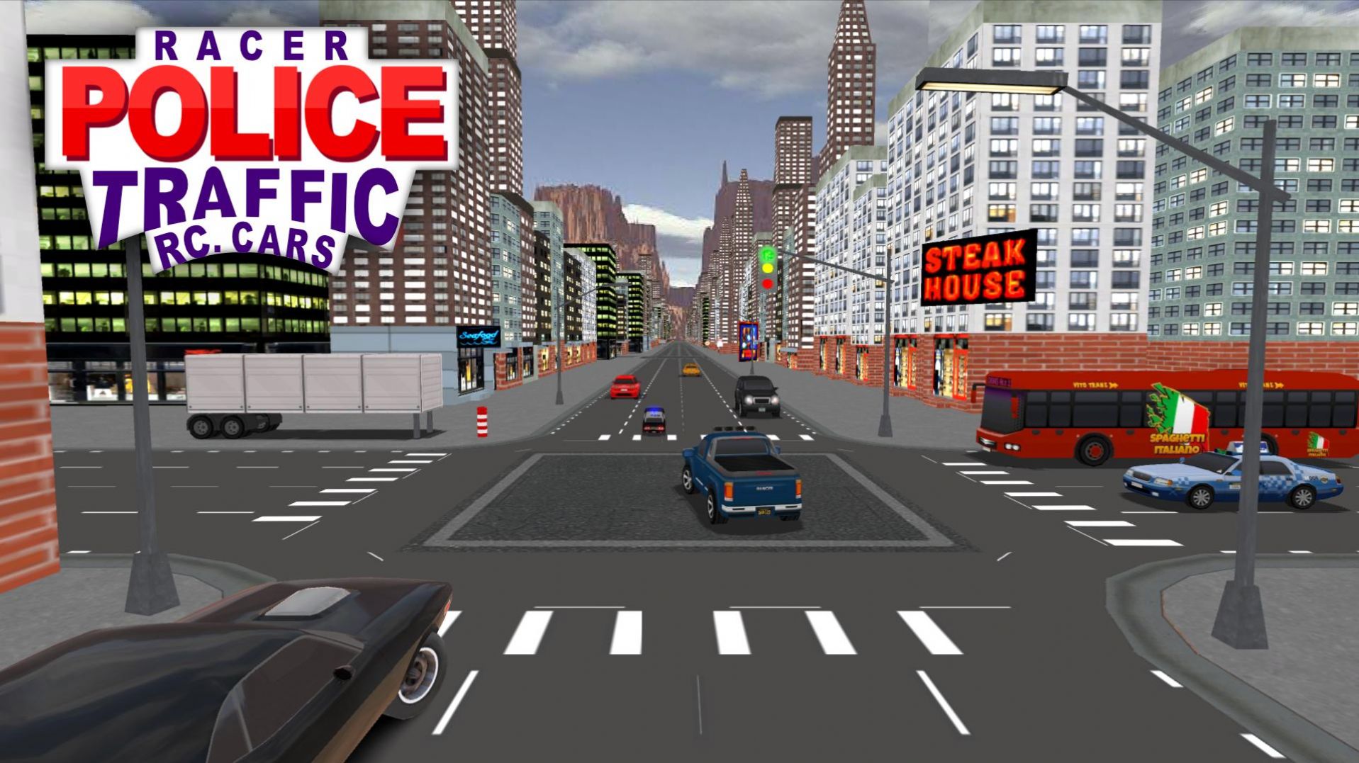 警察交通rc赛车游戏图2