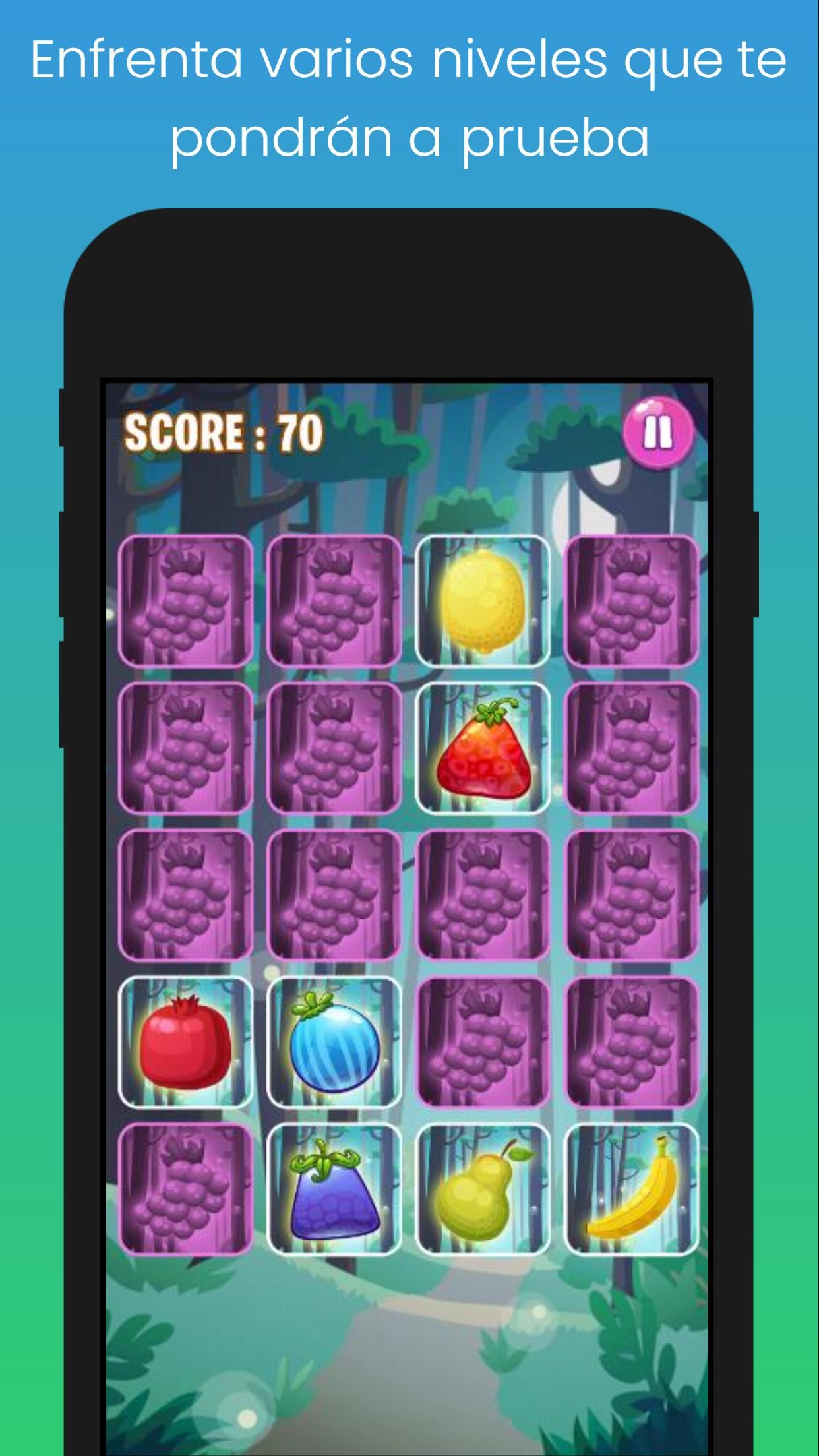 Juego de memoria Frutas中文版图1