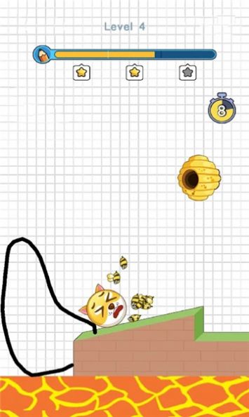 画线挡蜜蜂蜇人小游戏图2