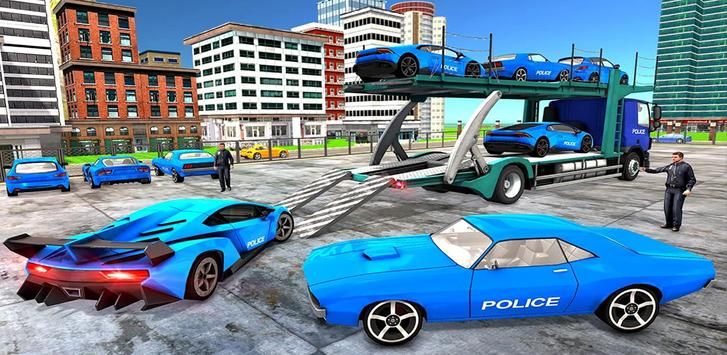 Police Car Transport Cop Games中文版图3