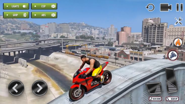 摩托车赛车模拟器3D游戏官方最新版图片1