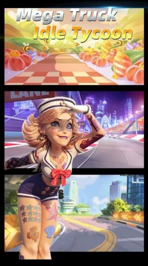 巨型卡车闲置大亨游戏中文版(Mega Truck Idle Tycoon)图片1