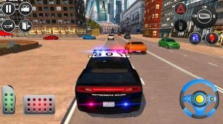 警车追逐驾驶模拟器游戏图2