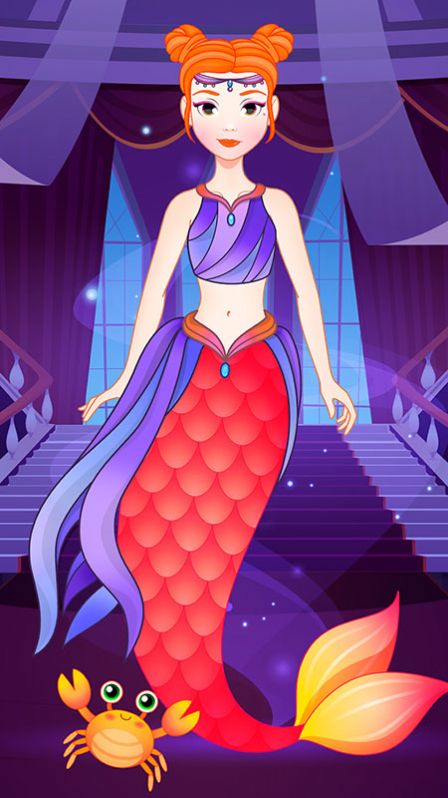 美人鱼公主化妆沙龙游戏图1