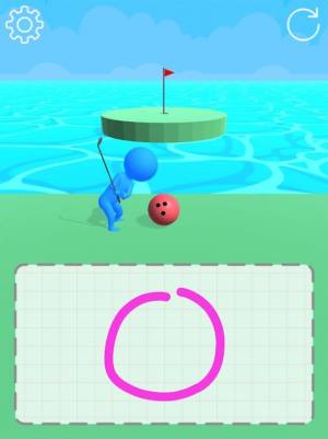 画线高尔夫游戏手机版(DrawLineGolf)图片1