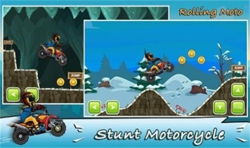 滚动摩托车游戏图1