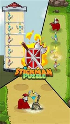 火柴人难题游戏安卓版（Stickman Puzzle）图片1