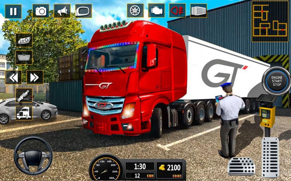 卡车驾驶停车模拟3D游戏图3