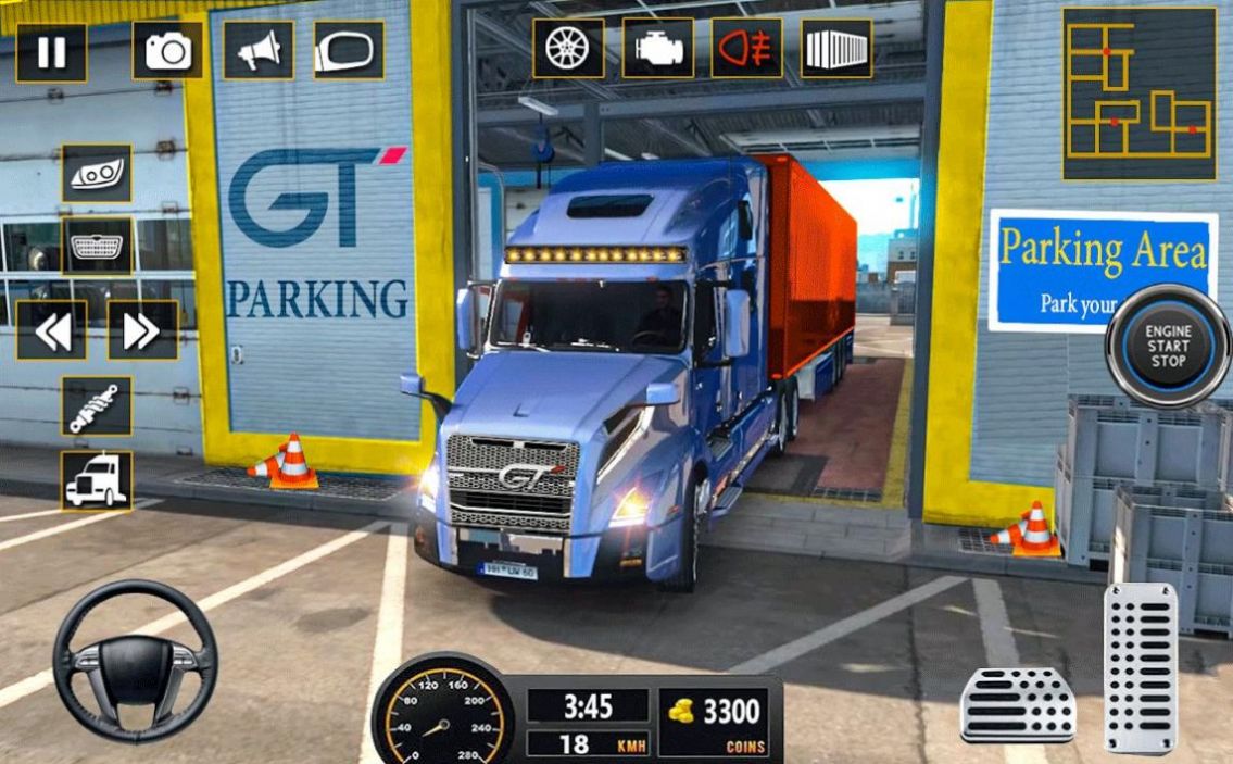 卡车驾驶停车模拟3D游戏图2