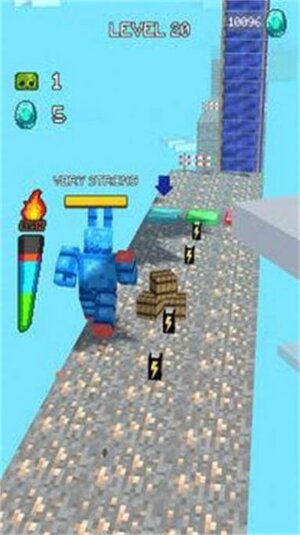 像素火柴人肌肉冲击游戏手机版(Muscle Rush Pixel Craft Run)图片1