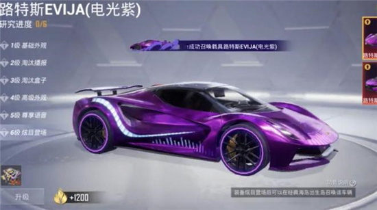 和平精英路特斯升级材料大全  吃鸡路特斯怎么升级[多图]