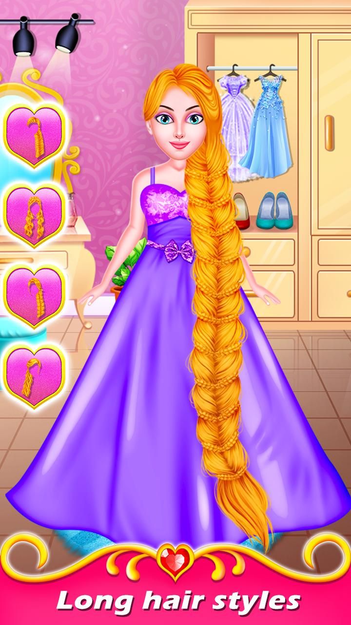 Princess Long Hair Salon中文汉化版下载图片1