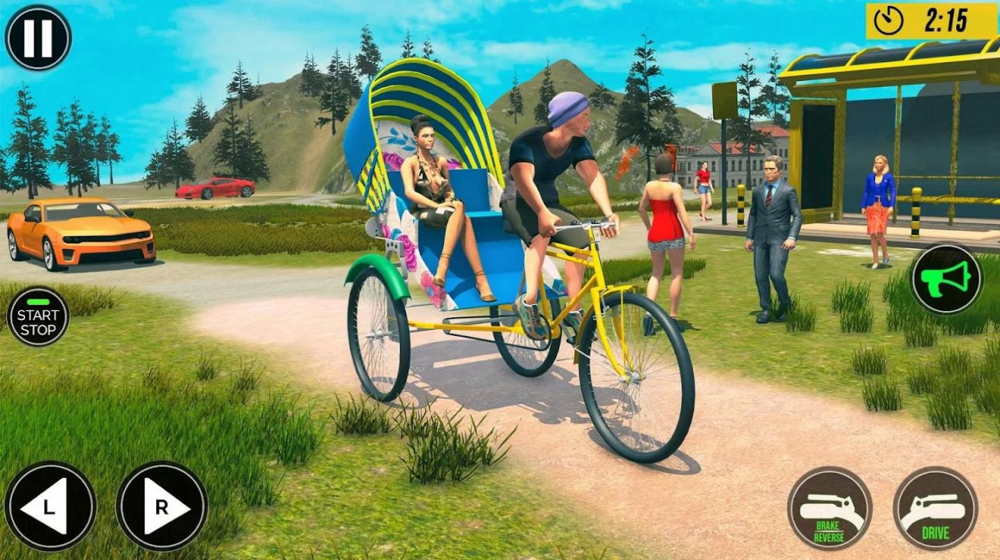自行车人力车驾驶游戏安卓版图片1