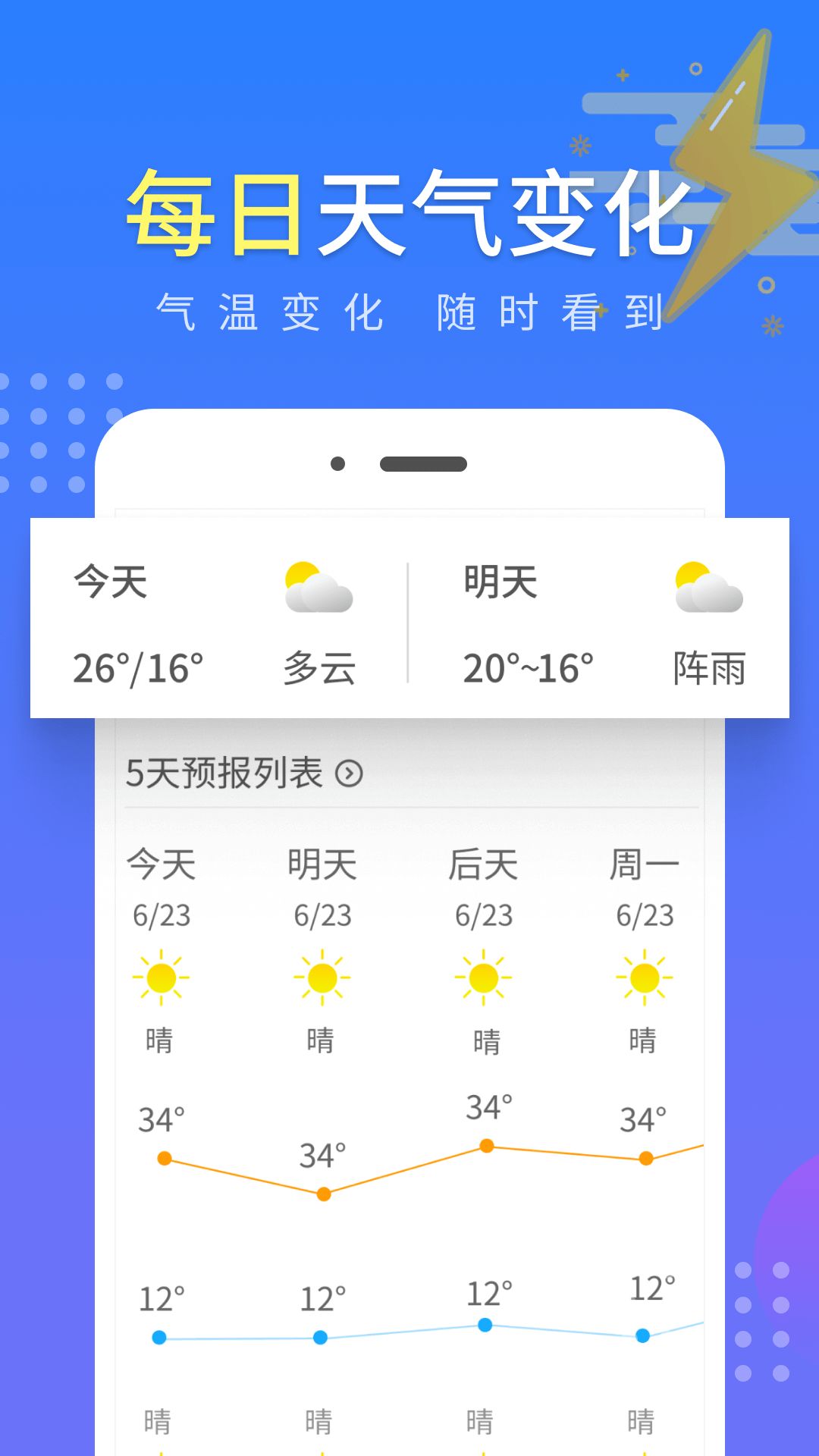 晴朗气象通app图2