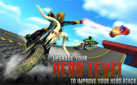 自行车特技超级英雄竞赛3D游戏最新中文版图片1