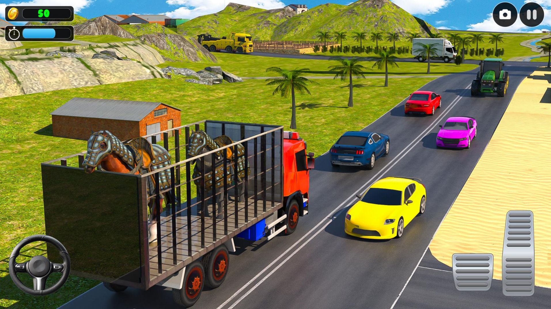 农场动物货运卡车模拟3D游戏图2