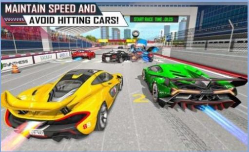 超级汽车轨道赛游戏图3