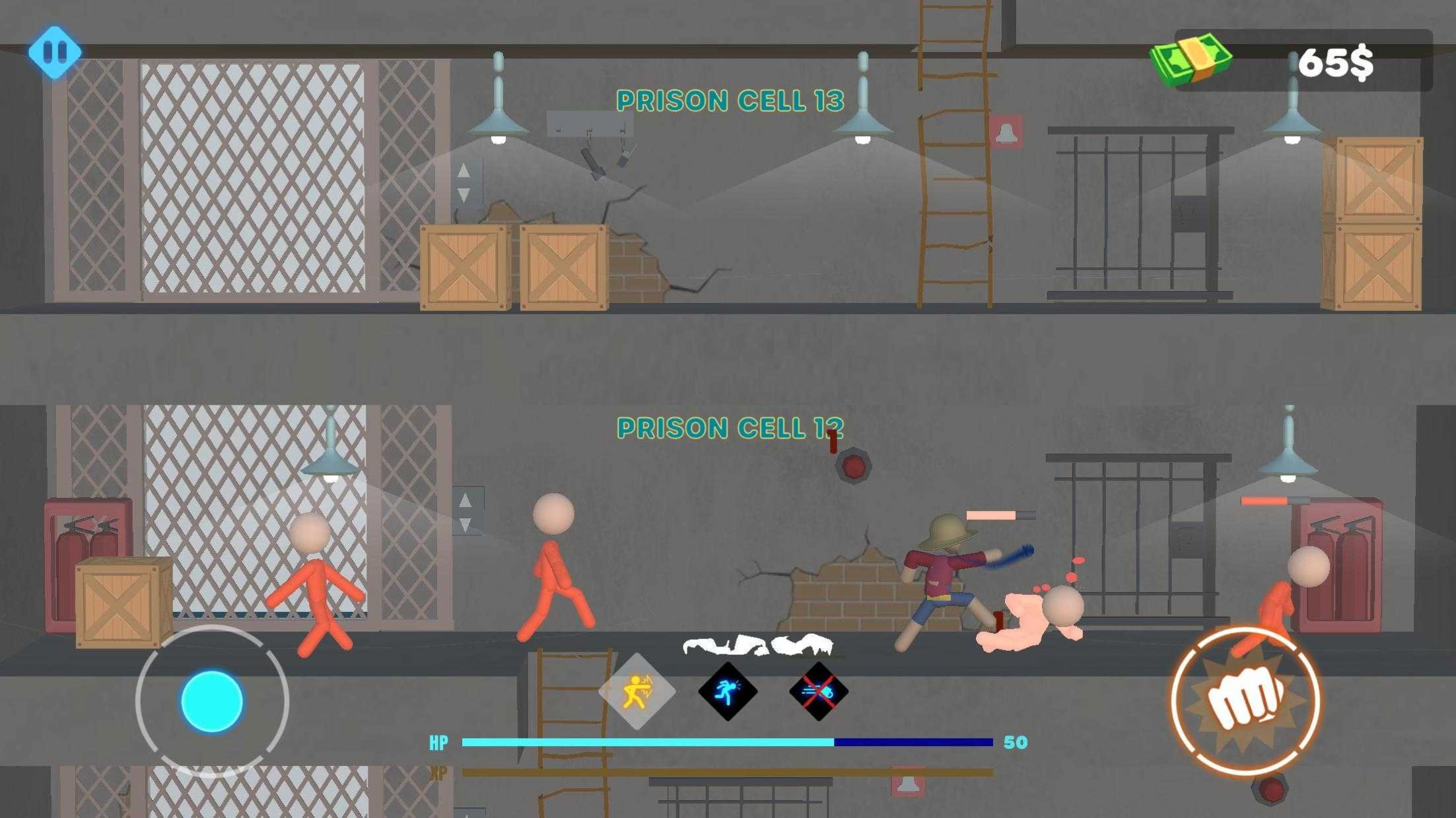 火柴人逃脱地狱监狱游戏图1
