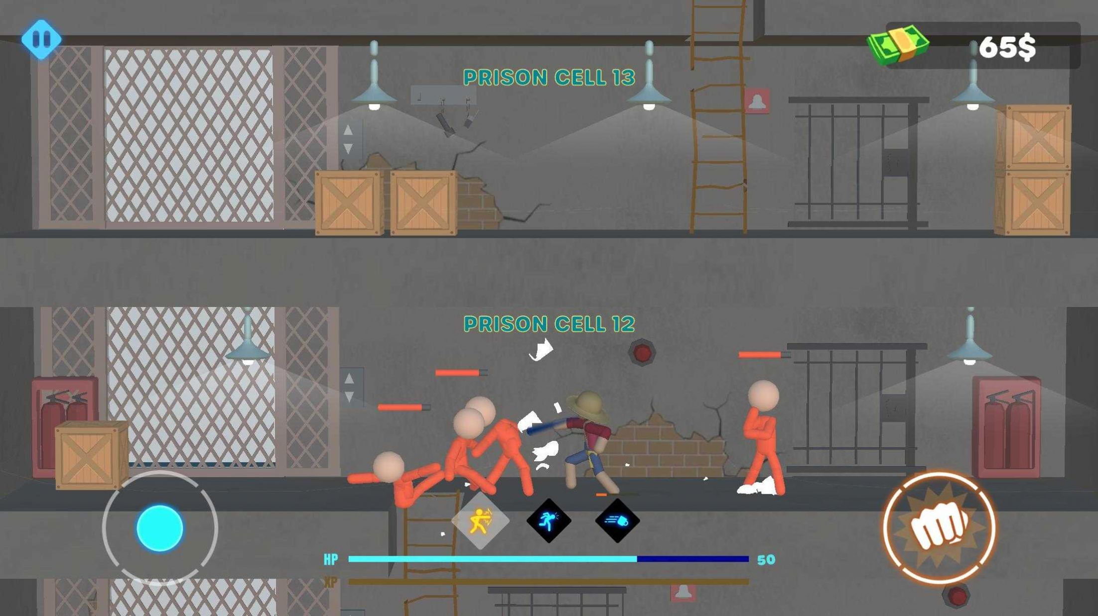 火柴人逃脱地狱监狱游戏最新安卓版图片1