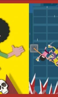 掉落男孩绳索救援游戏图2