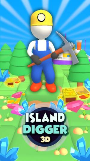 岛屿挖掘机3D游戏图2