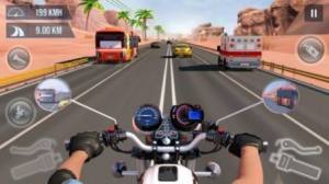 摩托交通赛车3D游戏最新中文版图片1