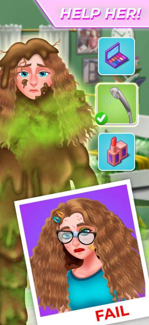 化妆合并大师游戏中文版(Makeover Merge)图片1