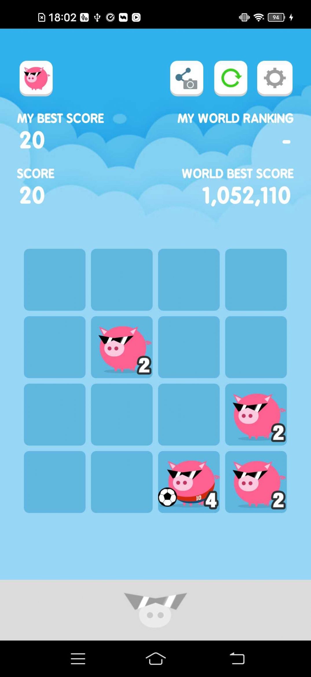 猪猪2048游戏图1