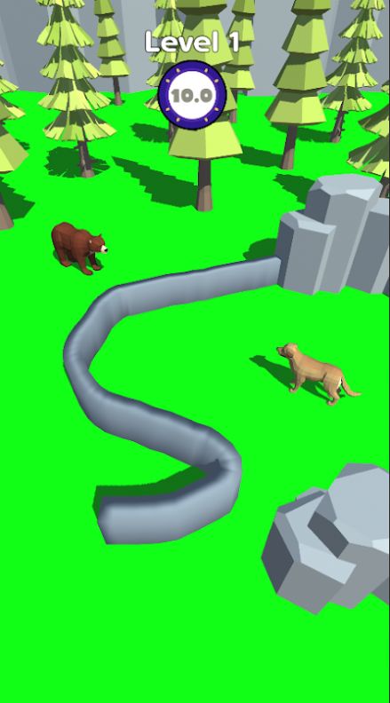 画墙保护狗狗3D游戏图2