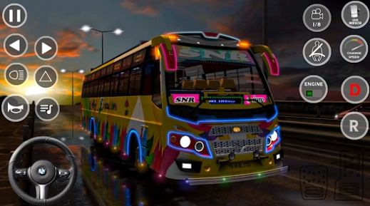 公共旅游巴士都市游戏图2