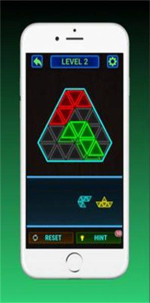 发光方块三角形拼图游戏最新安卓版图片1