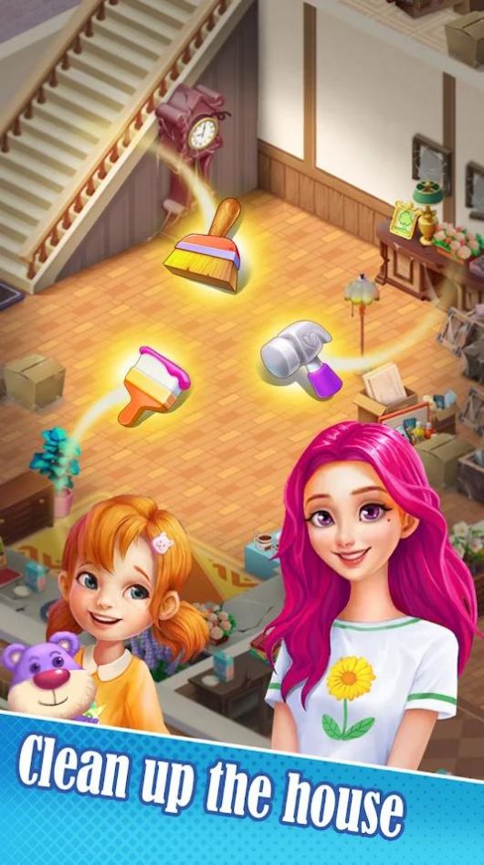 合并花园修复大厦游戏图2