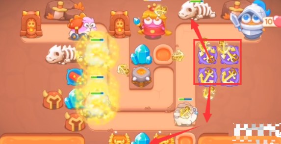 保卫萝卜4饿龙传说第5关攻略   饿龙传说第5关图文过关介绍图片3