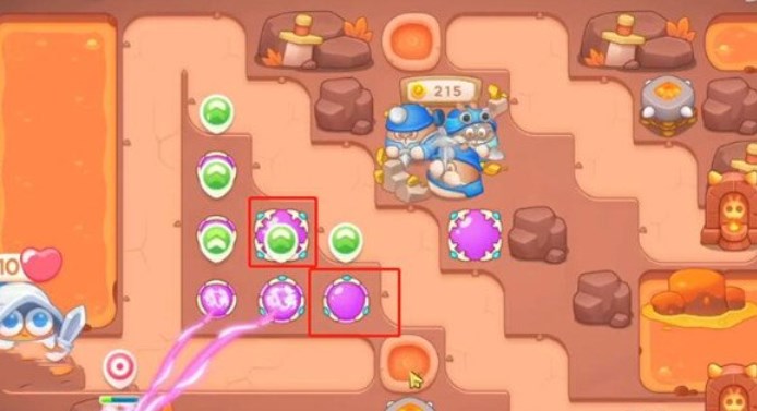 保卫萝卜4饿龙传说46关攻略   饿龙传说第46关图文过关一览图片3