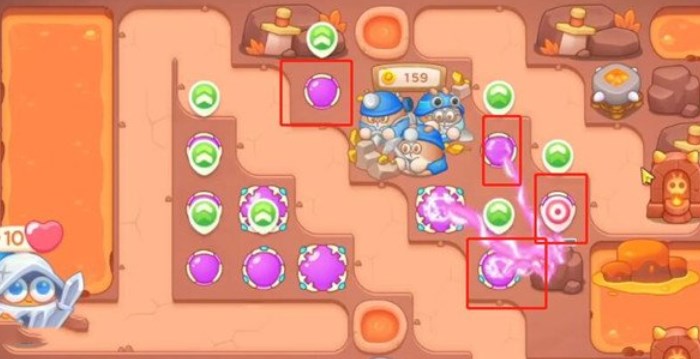 保卫萝卜4饿龙传说46关攻略   饿龙传说第46关图文过关一览图片4