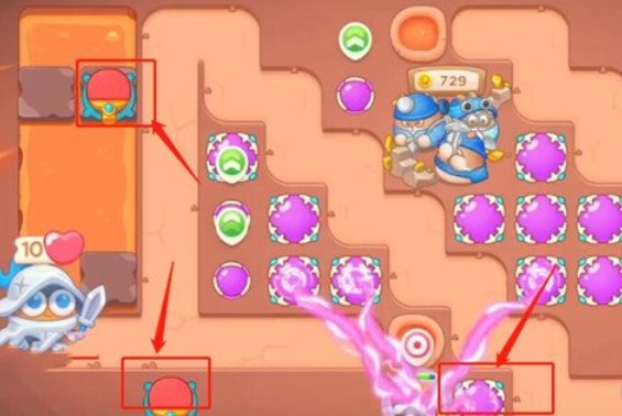 保卫萝卜4饿龙传说46关攻略   饿龙传说第46关图文过关一览图片7