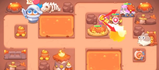 保卫萝卜4饿龙传说53关怎么过   饿龙传说53关图文攻略图片2