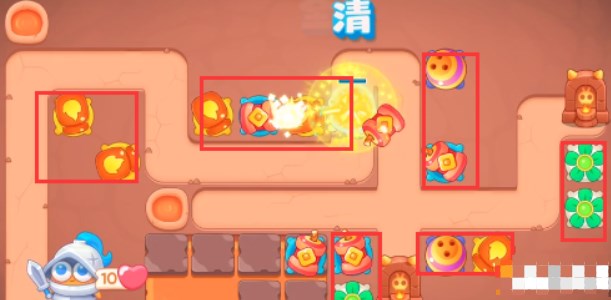 保卫萝卜4饿龙传说54关攻略    饿龙传说54关图文通关一览图片6