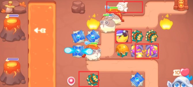 保卫萝卜4饿龙传说56关攻略   饿龙传说第56关过关流程一览图片4