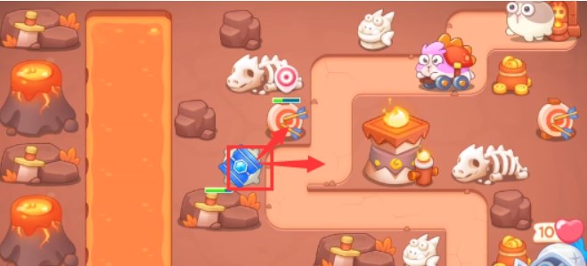 保卫萝卜4饿龙传说56关攻略   饿龙传说第56关过关流程一览图片2