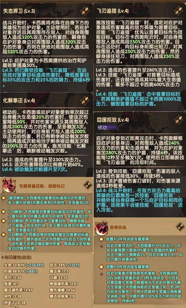 剑与远征失乡孤刃卡西奥技能介绍   失乡孤刃卡西奥技能强度解析图片3