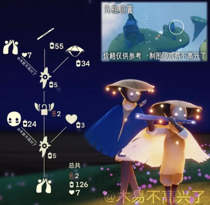 光遇3.9复刻先祖位置在哪   2023年3月9日复刻先祖位置以及兑换图[多图]图片5