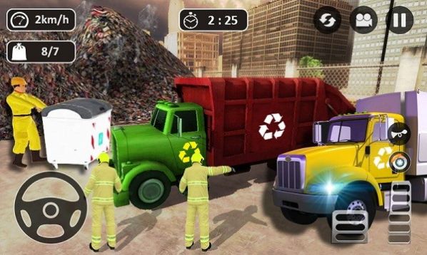 模拟垃圾车清洁游戏图1