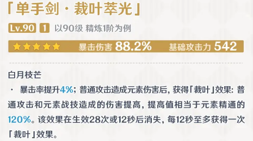 原神裁叶萃光突破材料大全   3.4裁叶萃光升级突破所需材料一览[多图]