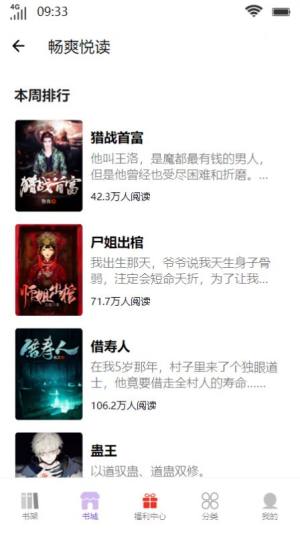 畅爽悦读小说app官方版图片1