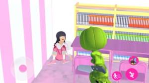 樱花女孩大战吸血鬼游戏官方最新版图片1